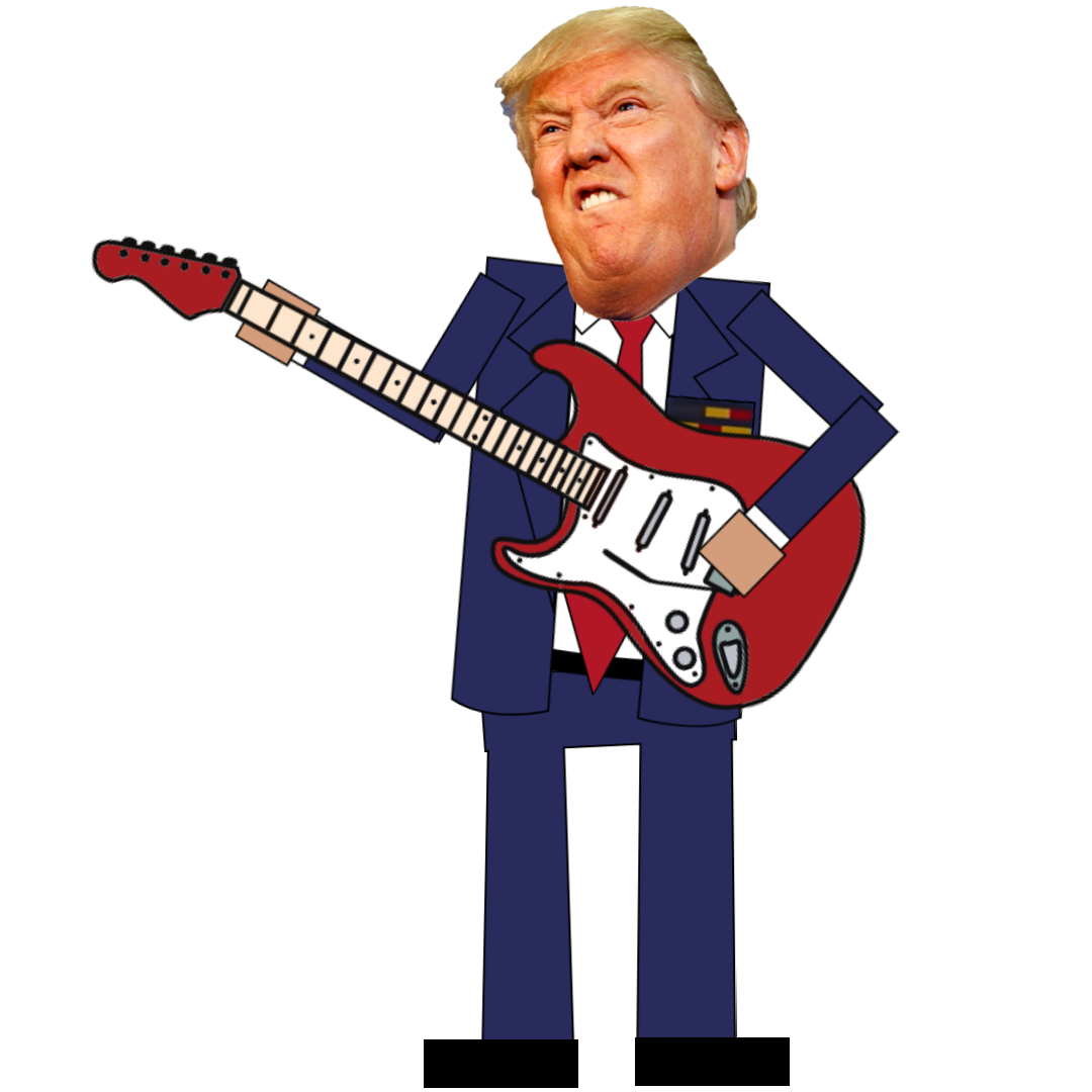 Trump Guitar Performance